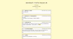 Desktop Screenshot of guestbook.heiko-boysen.de